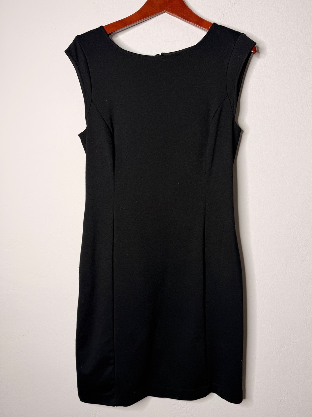 Target Merona Black Sleeveless Ponte Knit Sheath Dress Size M